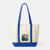Beverige Zeeschildpad Tote Bag (Achterkant)