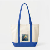 Beverige Zeeschildpad Tote Bag (Voorkant)