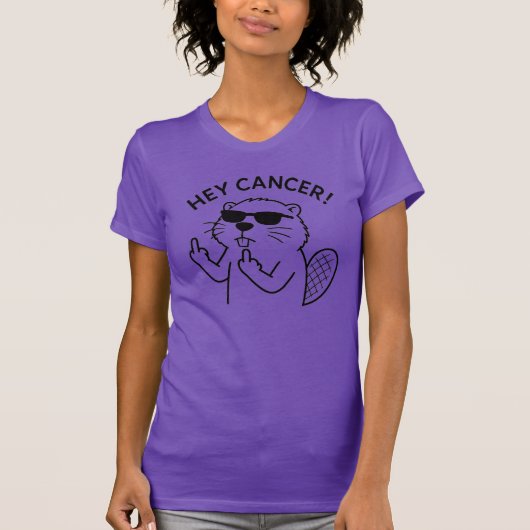 Beverkankerbewustzijn T-shirt | Kanker krijger (Voorkant)