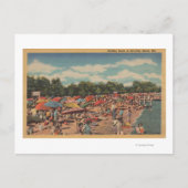 Beverley Beach, MD - Sunbathing Scene Briefkaart (Voorkant)