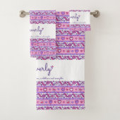 Beverley: hoofdletterhanddoeken bad handdoek (Insitu)