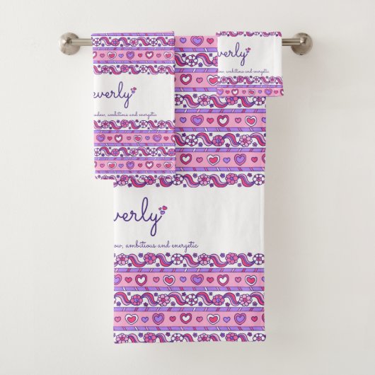 Beverley: hoofdletterhanddoeken bad handdoek (Insitu)