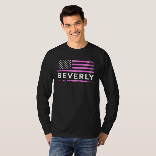 BEVERLY AMERICAN FLAG FOR BEVERLY T-SHIRT (Voorkant volledig)