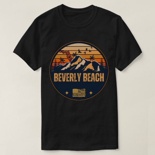 Beverly Beach, Florida T-shirt (Design voorkant)