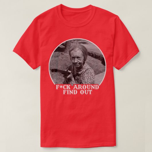 Beverly Hillbillies oma rond ontdek T-shirt (Design voorkant)
