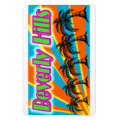 Beverly Hills 5 Palm Trees Magnet Magneet (Verticaal)