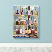 Beverly Hills Bottlescape Canvas Afdruk (Insitu (Houten vloer))