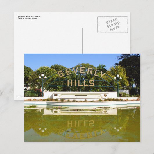 Beverly Hills Briefkaart (Voorkant / Achterkant)