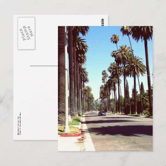 Beverly Hills Briefkaart (Voorkant / Achterkant)