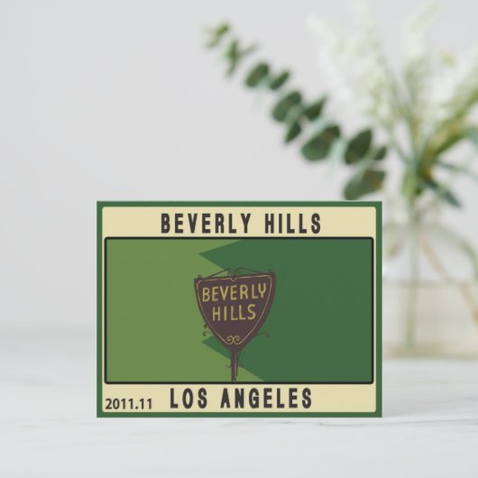 Beverly Hills Briefkaart (Staand voorkant)
