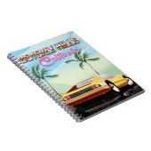 Beverly Hills California retro-reisposter Notitieboek (Rechterzijde)