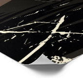 Beverly Hills California retro-reisposter Poster (Hoek)