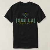 Beverly Hills California Tennis Club Racquet Prepp T-shirt (Design voorkant)