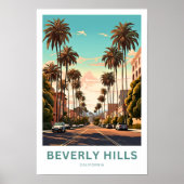 Beverly Hills California Travel Print (Voorkant)