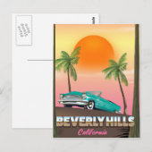 Beverly Hills Californië Briefkaart (Voorkant / Achterkant)