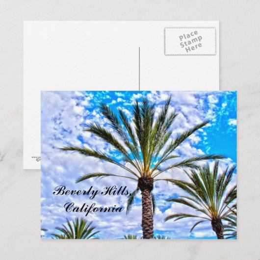 Beverly Hills, Californië Briefkaart (Voorkant / Achterkant)