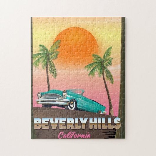 Beverly Hills Californië Legpuzzel (Verticaal)