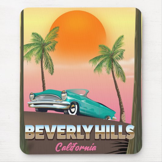 Beverly Hills Californië Muismat (Voorkant)