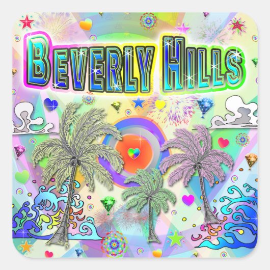 Beverly Hills Deep Dream Sticker (Voorkant)