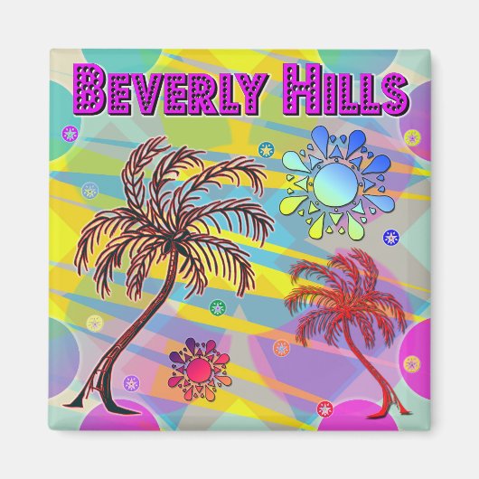 Beverly Hills Happy en Hope Magnet (Voorkant)