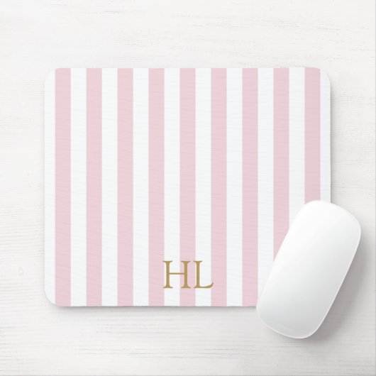 Beverly Hills Hotel Pink Stripe Muismat (Met muis)