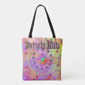 Beverly Hills Lucky Golden Canvas tas (Achterkant)