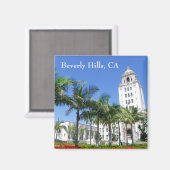 Beverly Hills Magnet. Magneet (Voorkant / Achterkant)