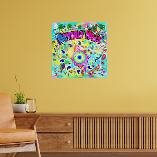 Beverly Hills Mystic Dance Poster (Woonkamer 2)