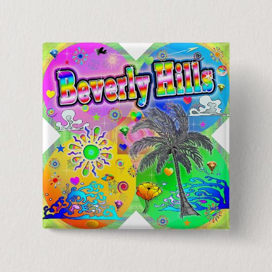 Beverly Hills Quadro Seasons Button (Voorkant)