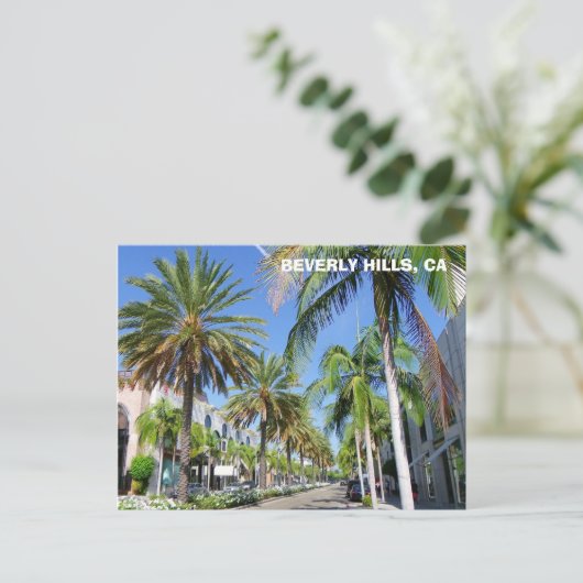 Beverly Hills, Rodeo Dr. Briefkaart! Briefkaart (Staand voorkant)