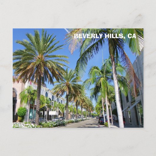 Beverly Hills, Rodeo Dr. Briefkaart! Briefkaart (Voorkant)