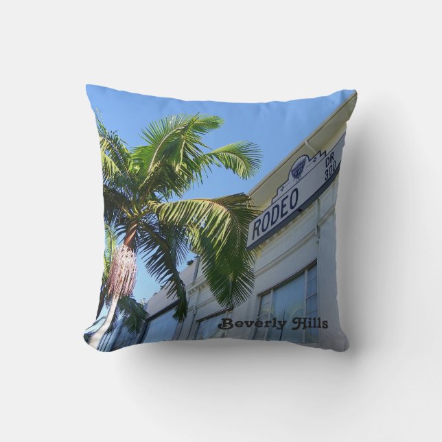 Beverly Hills / Rodeo Dr. Pillow! Kussen (Voorkant)