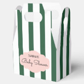 Beverly Hills Stripes Beach Douche Favor Box Bedankdoosjes (Geopend)