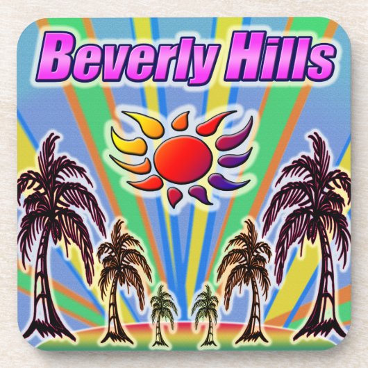 Beverly Hills Summer Love Onderzetter (Voorkant)
