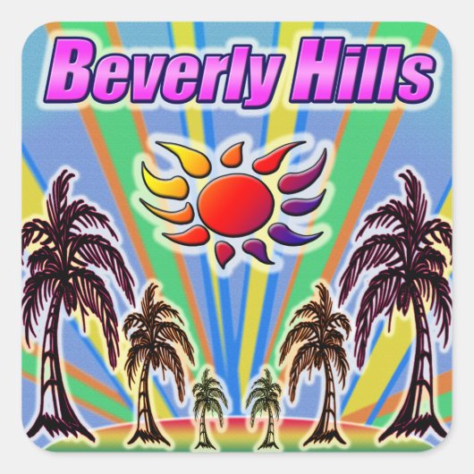 Beverly Hills Summer Love Sticker (Voorkant)