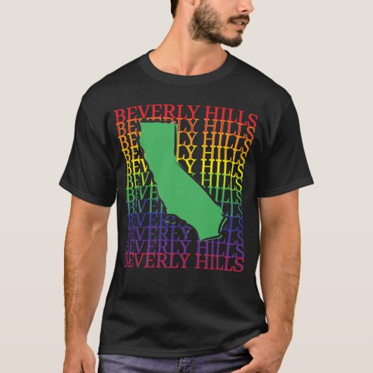 Beverly Hills t-shirt (Voorkant)