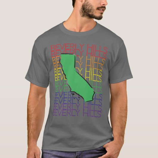 Beverly Hills t-shirt (Voorkant)