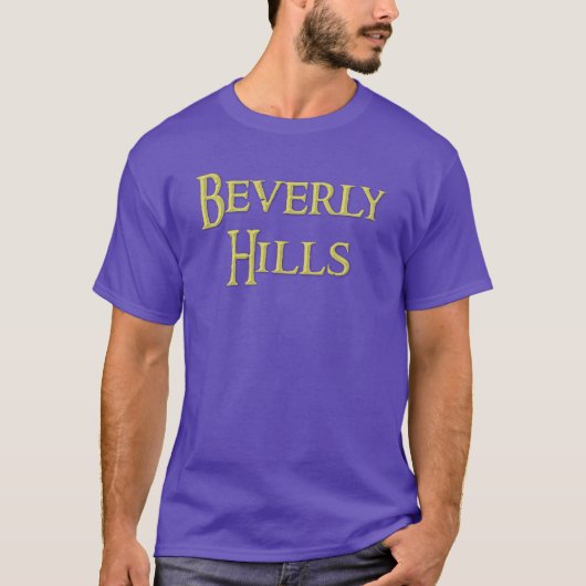 Beverly Hills, t-shirt, te koop! T-shirt (Voorkant)