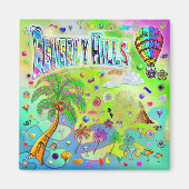 Beverly Hills Tijdloze Melodie Magnet (Voorkant)