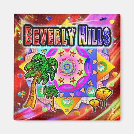 Beverly Hills Tropische Vrienden Magnet