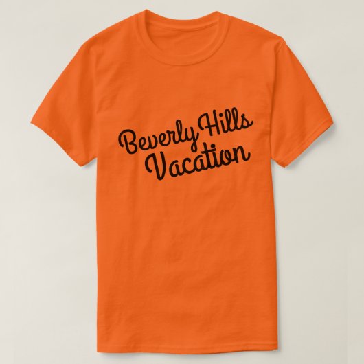 Beverly Hills Vacation T-shirt (Design voorkant)