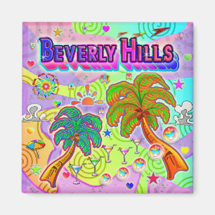 Beverly Hills Vacation Target Magnet