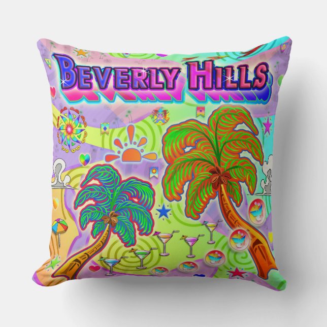 Beverly Hills Vacation Target Pillow Kussen (Voorkant)