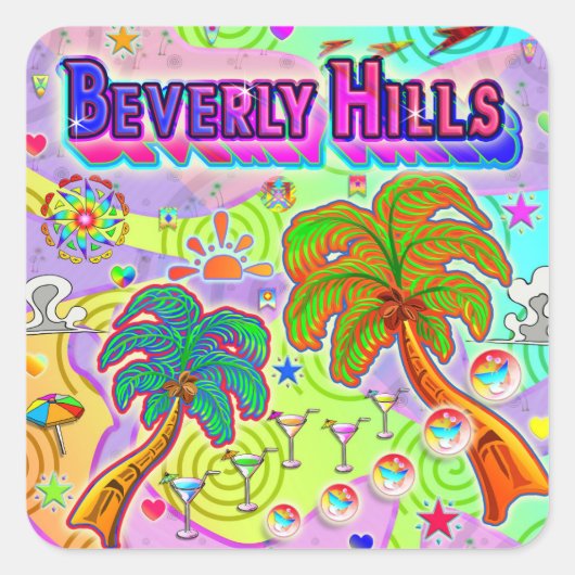 Beverly Hills Vacation Target Sticker (Voorkant)
