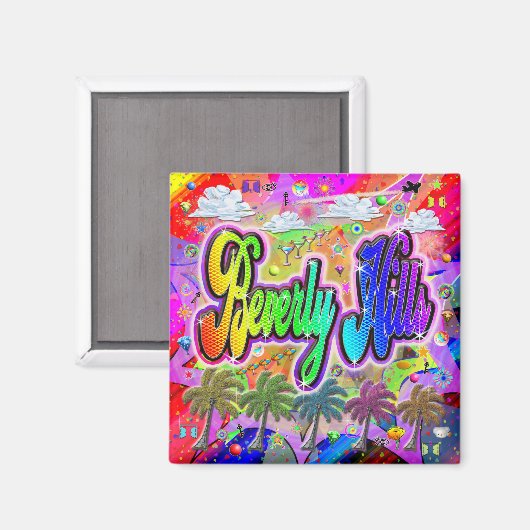 Beverly Hills Vista Express Magneet (Voorkant / Achterkant)