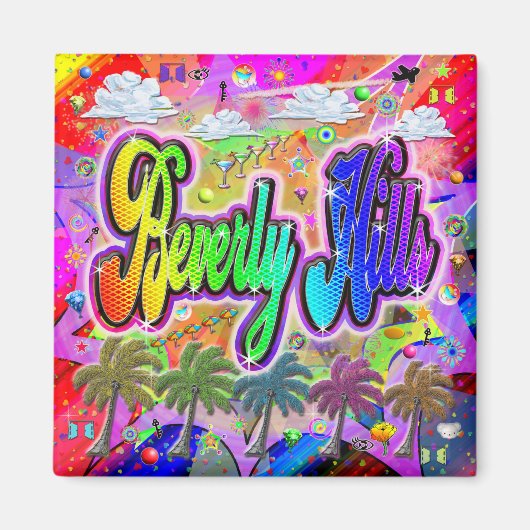 Beverly Hills Vista Express Magneet (Voorkant)