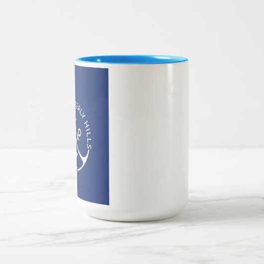 Beverly Hills Yacht Club tweetonige mok (Center)