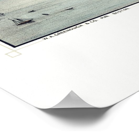 Beverly, MA Panoramic Map - 1886 Poster (Hoek)