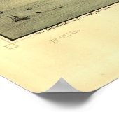 Beverly Massachusetts 1886 Antiek Panoramiek Map Poster (Hoek)