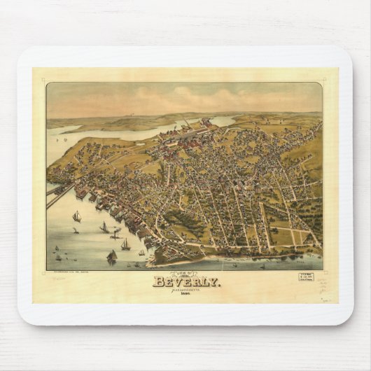 Beverly, Massachusetts in 1886 Muismat (Voorkant)